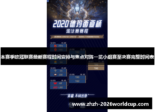 本赛季欧冠联赛最新赛程时间安排与焦点对阵一览小组赛至决赛完整时间表 本赛季欧冠联赛最新赛程时间安排与焦点对阵一览小组赛至决赛完整时间表